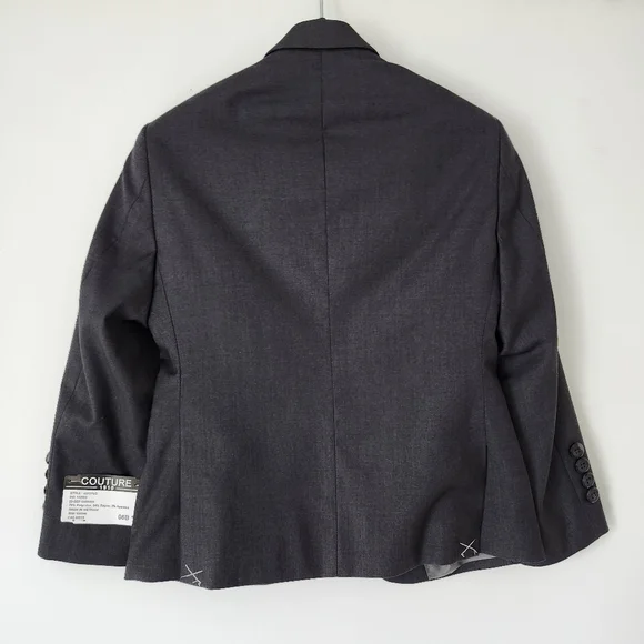 FABIAN Couture 1910 BOY’s Power Stretch Suit Separates in Charcoal - BLAZER 6B - Picture 8 of 16